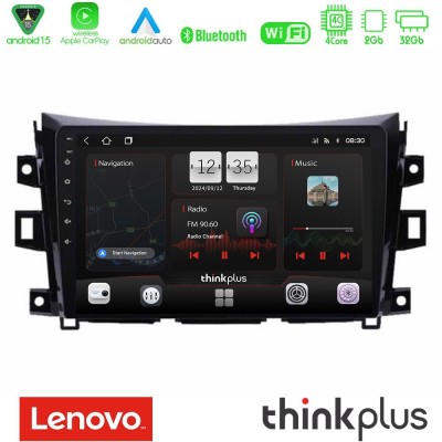 Lenovo Thinkplus Series 4Core Android15 2+32GB Nissan Navara NP300 Navigation Multimedia Tablet 9" Με Carplay & Android Auto