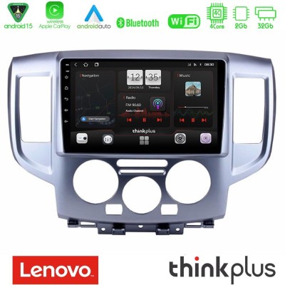Lenovo Thinkplus Series 4Core Android15 2+32GB Nissan NV200 Navigation Multimedia Tablet 9" Με Carplay & Android Auto