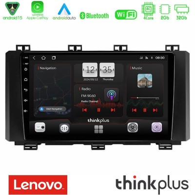 Lenovo Thinkplus Series 4Core Android15 2+32GB Seat Ateca 2017-2021 Navigation Multimedia Tablet 9" Με Carplay & Android Auto