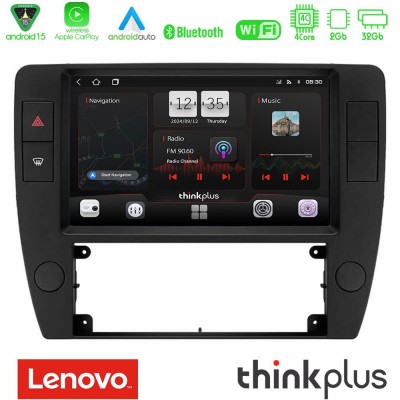 Lenovo Thinkplus Series 4Core Android15 2+32GB VW Passat B5 2001-2005 Navigation Multimedia Tablet 9" Με Carplay & Android Auto