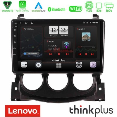 Lenovo Thinkplus Series 4Core Android15 2+32GB Nissan 370Z 2009-2013 Navigation Multimedia Tablet 9" Με Carplay & Android Auto