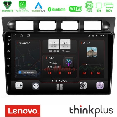 Lenovo Thinkplus Series 4Core Android15 2+32GB Kia Picanto 2004-2007 Navigation Multimedia Tablet 9" Με Carplay & Android Auto Μ