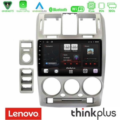 Lenovo Thinkplus Series 4Core Android15 2+32GB Hyundai Getz 2002-2009 Navigation Multimedia Tablet 9" Με Carplay & Android Auto 