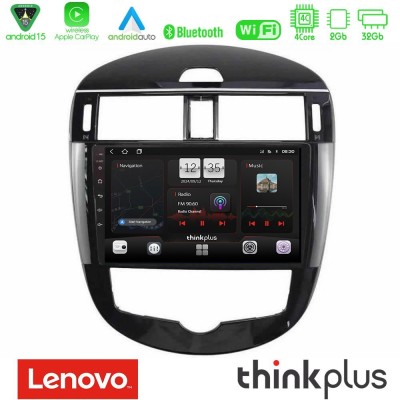 Lenovo Thinkplus Series 4Core Android15 2+32GB Nissan Pulsar 2015-2018 Navigation Multimedia Tablet 9" Με Carplay & Android Auto