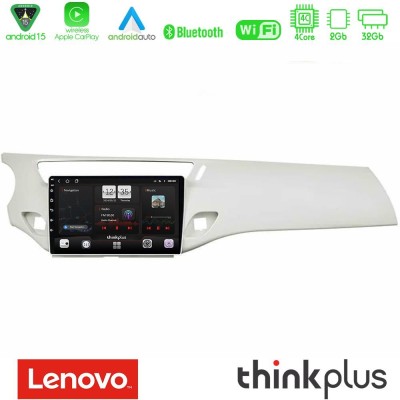 Lenovo Thinkplus Series 4Core Android15 2+32GB Citroen C3 2009-2016 Navigation Multimedia Tablet 9" Με Carplay & Android Auto (Ά