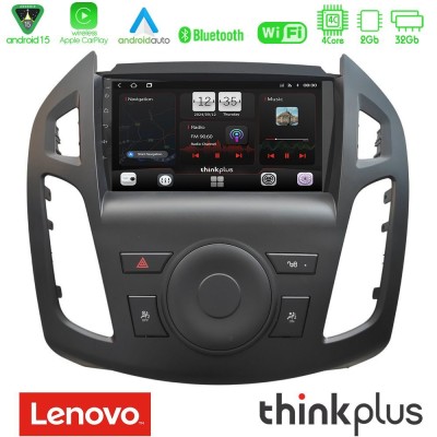 Lenovo Thinkplus Series 4Core Android15 2+32GB Ford Transit Connect 2013-2018 Navigation Multimedia Tablet 9" Με Carplay & Andro