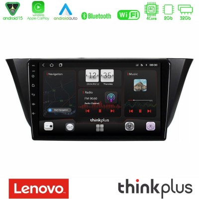 Lenovo Thinkplus Series 4Core Android15 2+32GB Iveco Daily 2014-2025 Navigation Multimedia Tablet 9" Με Carplay & Android Auto