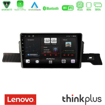 Lenovo Thinkplus Series 4Core Android15 2+32GB Citroen C3 You 2025- Navigation Multimedia Tablet 9" Με Carplay & Android Auto