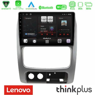 Lenovo Thinkplus Series 4Core Android15 2+32GB Jeep Cherokee (KJ) 2002-2007 Navigation Multimedia Tablet 9″ Με Carplay & Android
