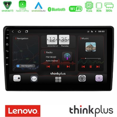 Lenovo Thinkplus Series 4Core Android15 2+32GB Opel Zafira 2012-2016 Navigation Multimedia Tablet 9" Με Carplay & Android Auto