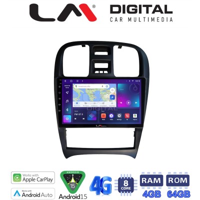 LM Digital - LM ZC8260 GPS Οθόνη OEM Multimedia Αυτοκινήτου για Hyundai Sonata 2000 2006 (CarPlay/AndroidAuto/BT/GPS/WIFI/GPRS)