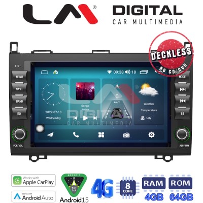 LM Digital - LM Q8068 GPS Οθόνη OEM Multimedia Αυτοκινήτου για MERCEDESA (W169) 20042012B (W245) 20052012SPRINTER-VITO-VIANO 200