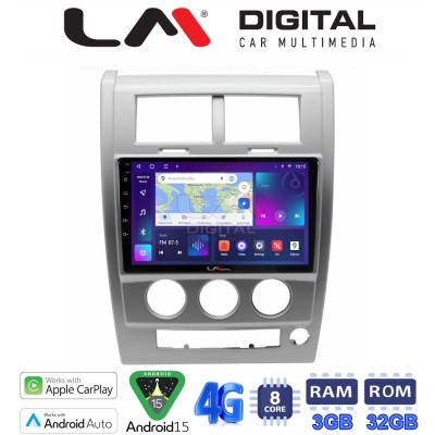 LM Digital - LM ZE8334 GPS Οθόνη OEM Multimedia Αυτοκινήτου για Jeep Cherokee KK 2008 2014 (CarPlay/AndroidAuto/BT/GPS/WIFI/GPR