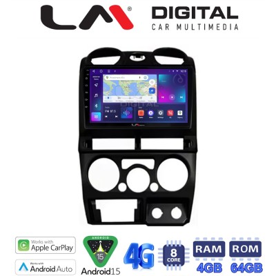 LM Digital - LM ZC8425B GPS Οθόνη OEM Multimedia Αυτοκινήτου για Isuzu D-Max 2008 2012 (CarPlay/AndroidAuto/BT/GPS/WIFI/GPRS)