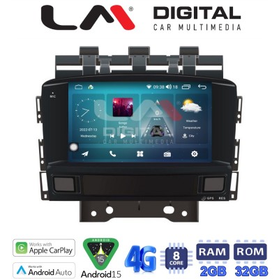 LM Digital - LM R8072 GPS Οθόνη OEM Multimedia Αυτοκινήτου για OPEL ASTRA J 2011 2015 (CarPlay/AndroidAuto/BT/GPS/WIFI/GPRS)