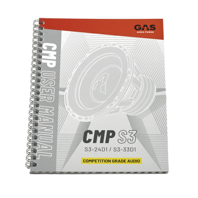 Ηχείο αυτοκινήτου subwoofer 33" 1100W(RMS) -22000W(MAX) Gas Audio CMP S3-33D1