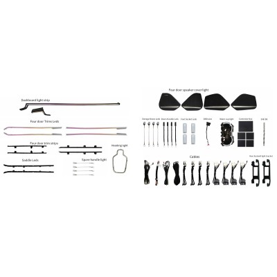 Ατμοσφαιρικός Φωτισμός Audi A4 (B9/8W) 2017-2025 OEM Ambient Light Full Kit