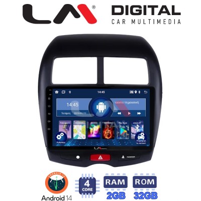 LM Digital - LM ZL4026 GPS Οθόνη OEM Multimedia Αυτοκινήτου για MITSUBISHI ASX 2008 (BT/GPS/WIFI)