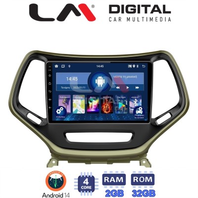 LM Digital - LM ZL4119 GPS Οθόνη OEM Multimedia Αυτοκινήτου για JEEP CHEROKEE 2014 (BT/GPS/WIFI)