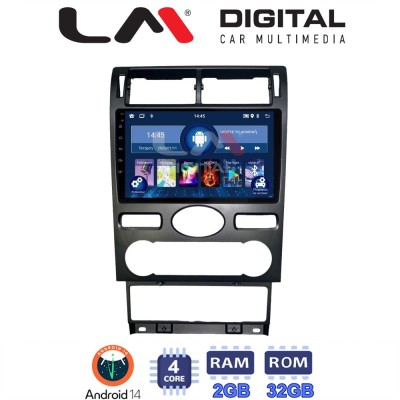 LM Digital - LM ZL4104 GPS Οθόνη OEM Multimedia Αυτοκινήτου για Ford Mondeo 2003 2006 (BT/GPS/WIFI)