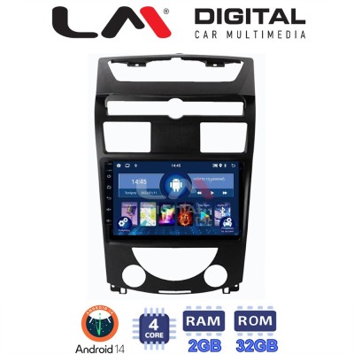 LM Digital - LM ZL4014 GPS Οθόνη OEM Multimedia Αυτοκινήτου για Ssangyong Rexton 20062015 (BT/GPS/WIFI)