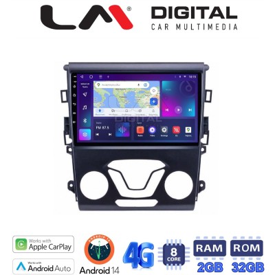 LM Digital - LM ZR8369 GPS Οθόνη OEM Multimedia Αυτοκινήτου για FORD MONDEO 2014 (CarPlay/AndroidAuto/BT/GPS/WIFI/GPRS)