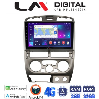 LM Digital - LM ZR8426 GPS Οθόνη OEM Multimedia Αυτοκινήτου για Isuzu D-Max 2002 2007 (CarPlay/AndroidAuto/BT/GPS/WIFI/GPRS)