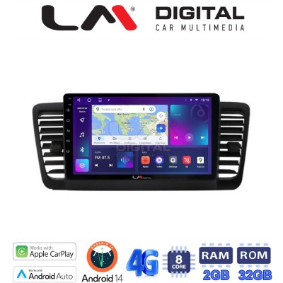 LM Digital - LM ZR8525 GPS Οθόνη OEM Multimedia Αυτοκινήτου για SUBARU LEGACY 2002 (CarPlay/AndroidAuto/BT/GPS/WIFI/GPRS)