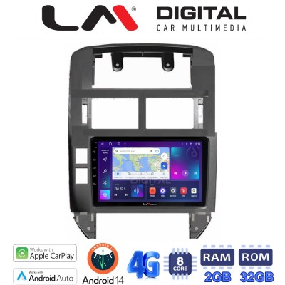 LM Digital - LM ZR8582 GPS Οθόνη OEM Multimedia Αυτοκινήτου για VW POLO 20022010 (CarPlay/AndroidAuto/BT/GPS/WIFI/GPRS)
