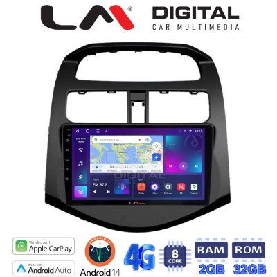 LM Digital - LM ZR8589 GPS Οθόνη OEM Multimedia Αυτοκινήτου για DAEWOO SPARK 20092016 (CarPlay/AndroidAuto/BT/GPS/WIFI/GPRS)