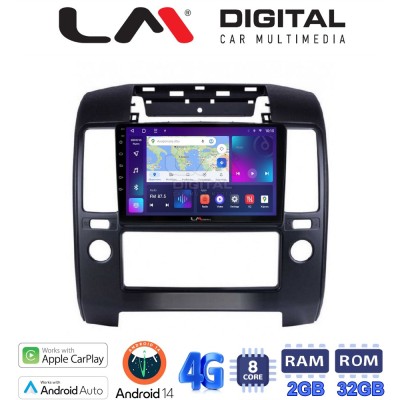 LM Digital - LM ZR8684 GPS Οθόνη OEM Multimedia Αυτοκινήτου για Nissan NV200 2009 (CarPlay/AndroidAuto/BT/GPS/WIFI/GPRS)