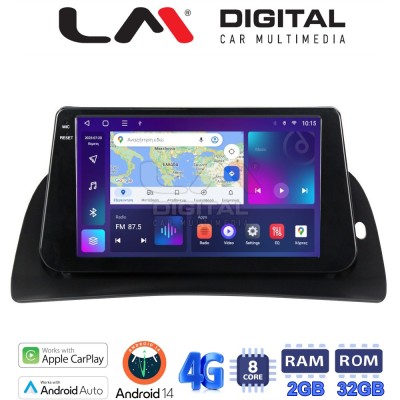 LM Digital - LM ZR8707 GPS Οθόνη OEM Multimedia Αυτοκινήτου για Renault Kangoo 2011 2021 (CarPlay/AndroidAuto/BT/GPS/WIFI/GPRS)