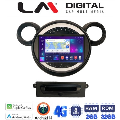 LM Digital - LM ZR8835 GPS Οθόνη OEM Multimedia Αυτοκινήτου για MINI Clubman '07'14 & Countryman '10'16 & Paceman '12'16 & Coope