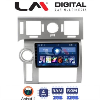 LM Digital - LM ZL4720 GPS Οθόνη OEM Multimedia Αυτοκινήτου για Hummer H2 2008 2009 (BT/GPS/WIFI)