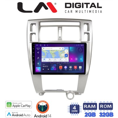 LM Digital - LM ZN4006 GPS Οθόνη OEM Multimedia Αυτοκινήτου για Hyundai Tucson 2004 2010 (CarPlay/AndroidAuto/BT/GPS/WIFI/GPRS)