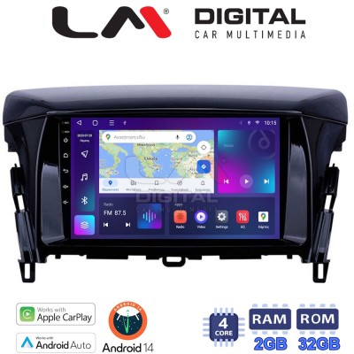 LM Digital - LM ZN4030 GPS Οθόνη OEM Multimedia Αυτοκινήτου για MITSUBISHI ECLIPSE CROSS 2018 (CarPlay/AndroidAuto/BT/GPS/WIFI/G