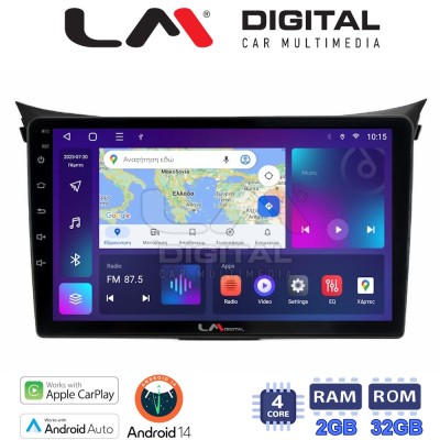LM Digital - LM ZN4156 GPS Οθόνη OEM Multimedia Αυτοκινήτου για Hyundai i30 2012 2017 (CarPlay/AndroidAuto/BT/GPS/WIFI/GPRS)