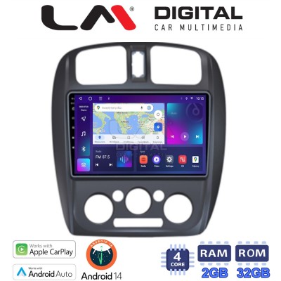 LM Digital - LM ZN4325 GPS Οθόνη OEM Multimedia Αυτοκινήτου για MAZDA 323 19992004 (CarPlay/AndroidAuto/BT/GPS/WIFI/GPRS)