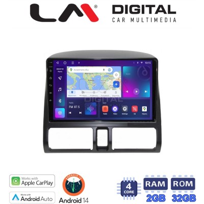 LM Digital - LM ZN4376CL GPS Οθόνη OEM Multimedia Αυτοκινήτου για HONDA CRV 1996-2006 (CarPlay/AndroidAuto/BT/GPS/WIFI/GPRS)