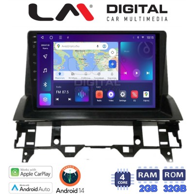 LM Digital - LM ZN4437 GPS Οθόνη OEM Multimedia Αυτοκινήτου για MAZDA 6 2002 2005 (CarPlay/AndroidAuto/BT/GPS/WIFI/GPRS)