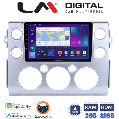 LM Digital - LM ZN4563 GPS Οθόνη OEM Multimedia Αυτοκινήτου για TOYOTA FJ CRUISER 2014 (CarPlay/AndroidAuto/BT/GPS/WIFI/GPRS)