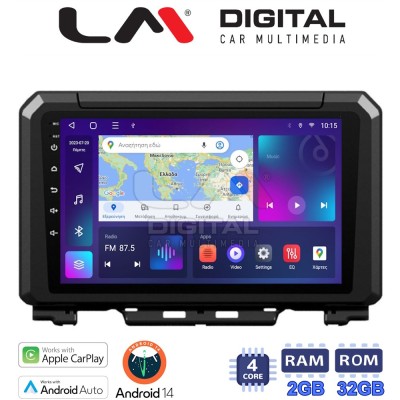 LM Digital - LM ZN4570 GPS Οθόνη OEM Multimedia Αυτοκινήτου για SUZUKI JIMNY 2018 (CarPlay/AndroidAuto/BT/GPS/WIFI/GPRS)