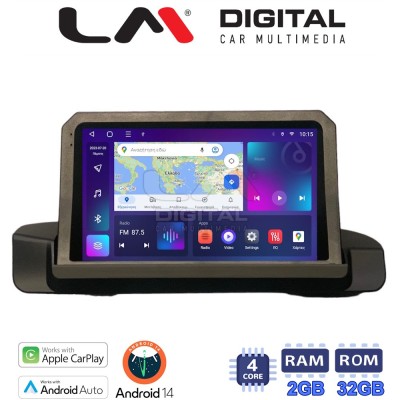 LM Digital - LM ZN4895 GPS Οθόνη OEM Multimedia Αυτοκινήτου για BMW 3 series (E90-91-92) 2005-2012 (CarPlay/AndroidAuto/BT/GPS/W
