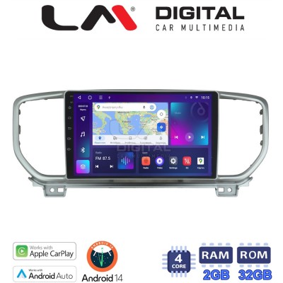 LM Digital - LM ZN4938 GPS Οθόνη OEM Multimedia Αυτοκινήτου για KIA SPORTAGE 2019 (CarPlay/AndroidAuto/BT/GPS/WIFI/GPRS)