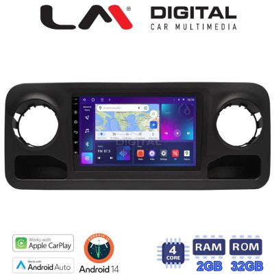 LM Digital - LM ZN4670 GPS Οθόνη OEM Multimedia Αυτοκινήτου για Mercedes Sprinter 2019 (CarPlay/AndroidAuto/BT/GPS/WIFI/GPRS)
