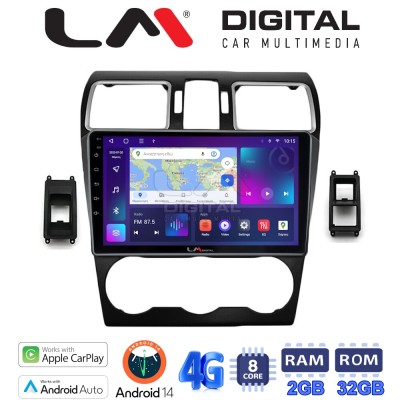 LM Digital - LM ZR8262B GPS Οθόνη OEM Multimedia Αυτοκινήτου για Subaru Impreza - Forester 2013 (CarPlay/AndroidAuto/BT/GPS/WIF