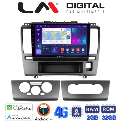 LM Digital - LM ZR8695 GPS Οθόνη OEM Multimedia Αυτοκινήτου για Nissan Tiida 2004 2012 (CarPlay/AndroidAuto/BT/GPS/WIFI/GPRS)