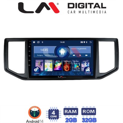 LM Digital - LM ZL4997 GPS Οθόνη OEM Multimedia Αυτοκινήτου για VW CRAFTER 2017 2021MAN TGE 2017 (BT/GPS/WIFI/GPRS)