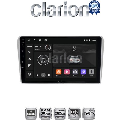 CLARION GL31025 Οθόνη OEM Multimedia Αυτοκινήτου για Toyota Avensis 20032008 (CarPlay/AndroidAuto/BT/GPS/WIFI/GPRS)