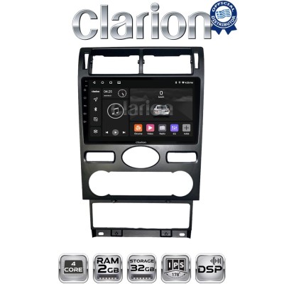 CLARION GL31104 Οθόνη OEM Multimedia Αυτοκινήτου για Ford Mondeo 2003 2006 (CarPlay/AndroidAuto/BT/GPS/WIFI/GPRS)